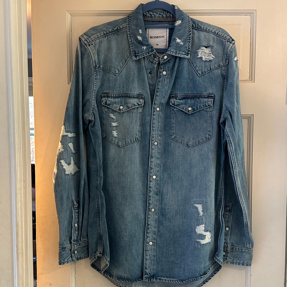 Blank NYC Denim Shirt Jacket